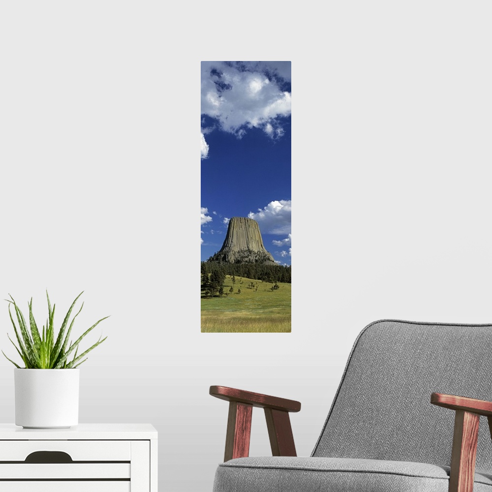 A modern room featuring US, Wyoming, Devils Tower National Monument