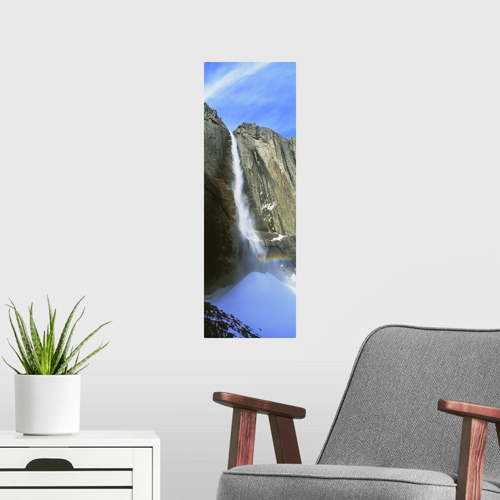 A modern room featuring Yosemite Fall Yosemite National Park