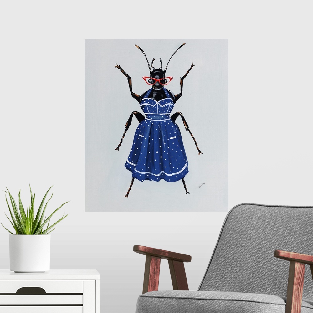 A modern room featuring Buggin Out V