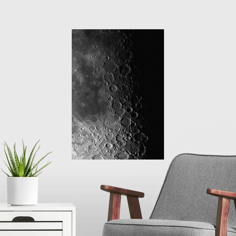 A modern room featuring Rupes Recta ridge and craters Pitatus and Tycho
