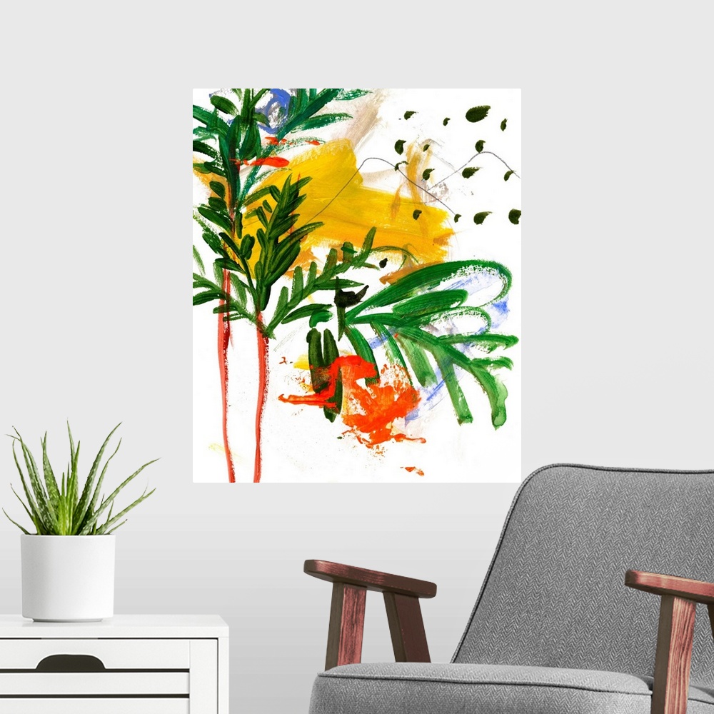 A modern room featuring Jungle in My Heart III