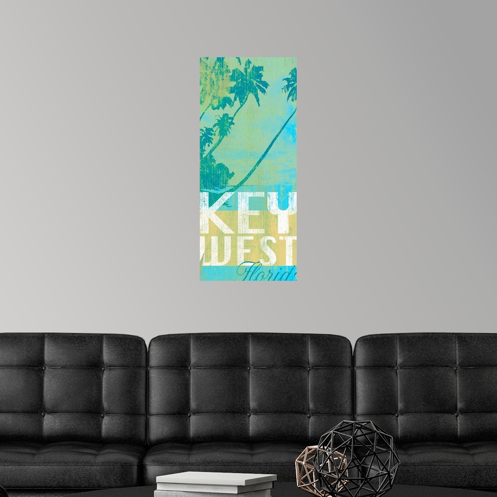 A modern room featuring Key West 1