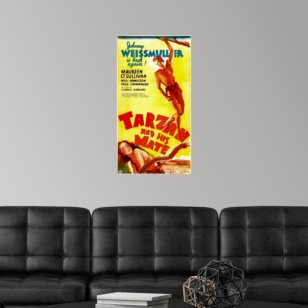 A modern room featuring Tarzan and His Mate 3