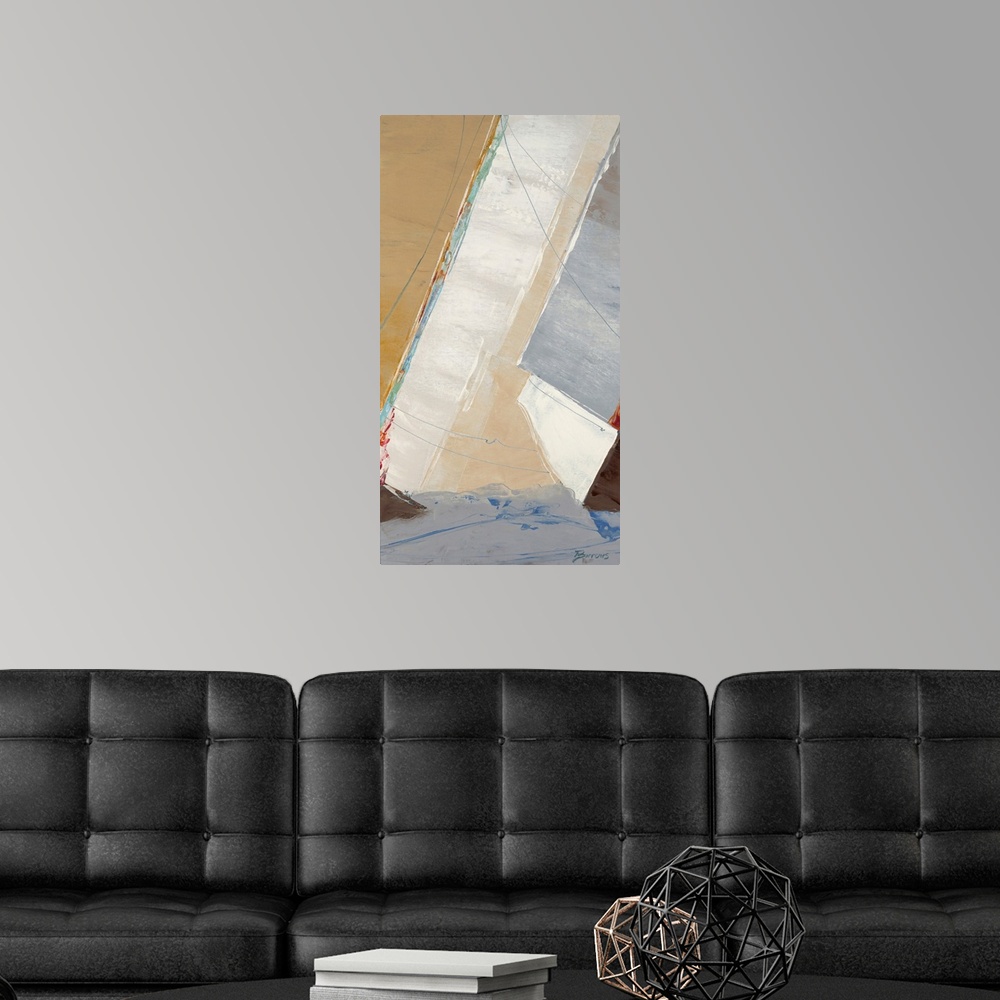 A modern room featuring Canvas Jumble A