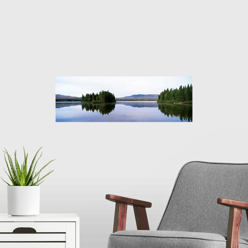 A modern room featuring Bathurst Lake, Mount Carleton Provincial Park, New Brunswick