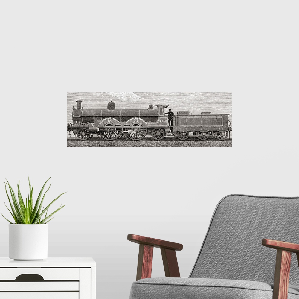 A modern room featuring The Greater Britain Passenger Locomotive
