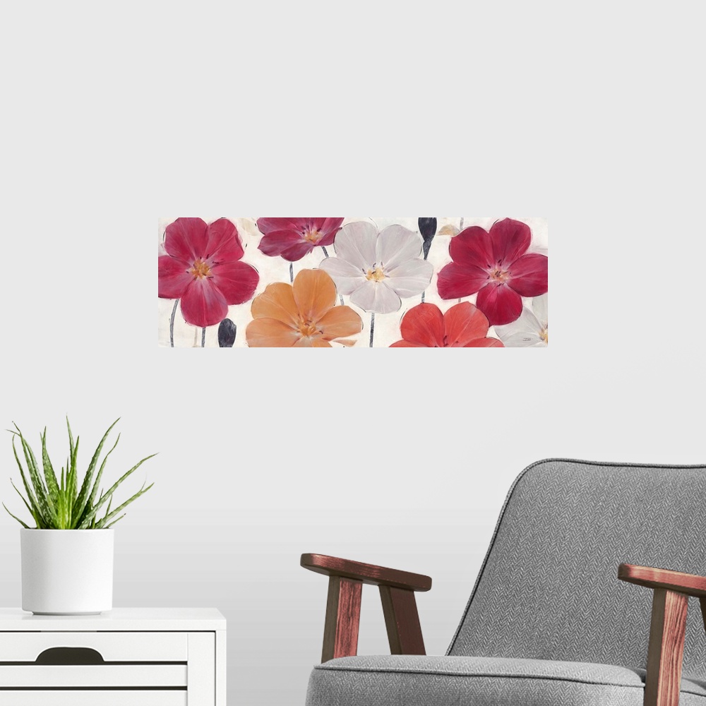 A modern room featuring Autumn Party Panel
