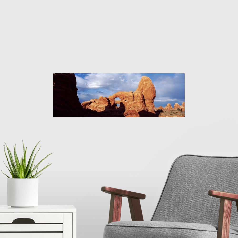 A modern room featuring Arches National Park UT