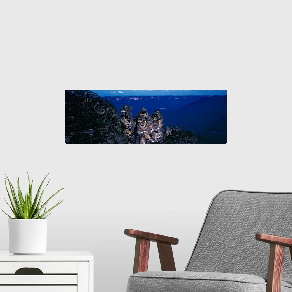 A modern room featuring Blue Mountains New South Wales Australia