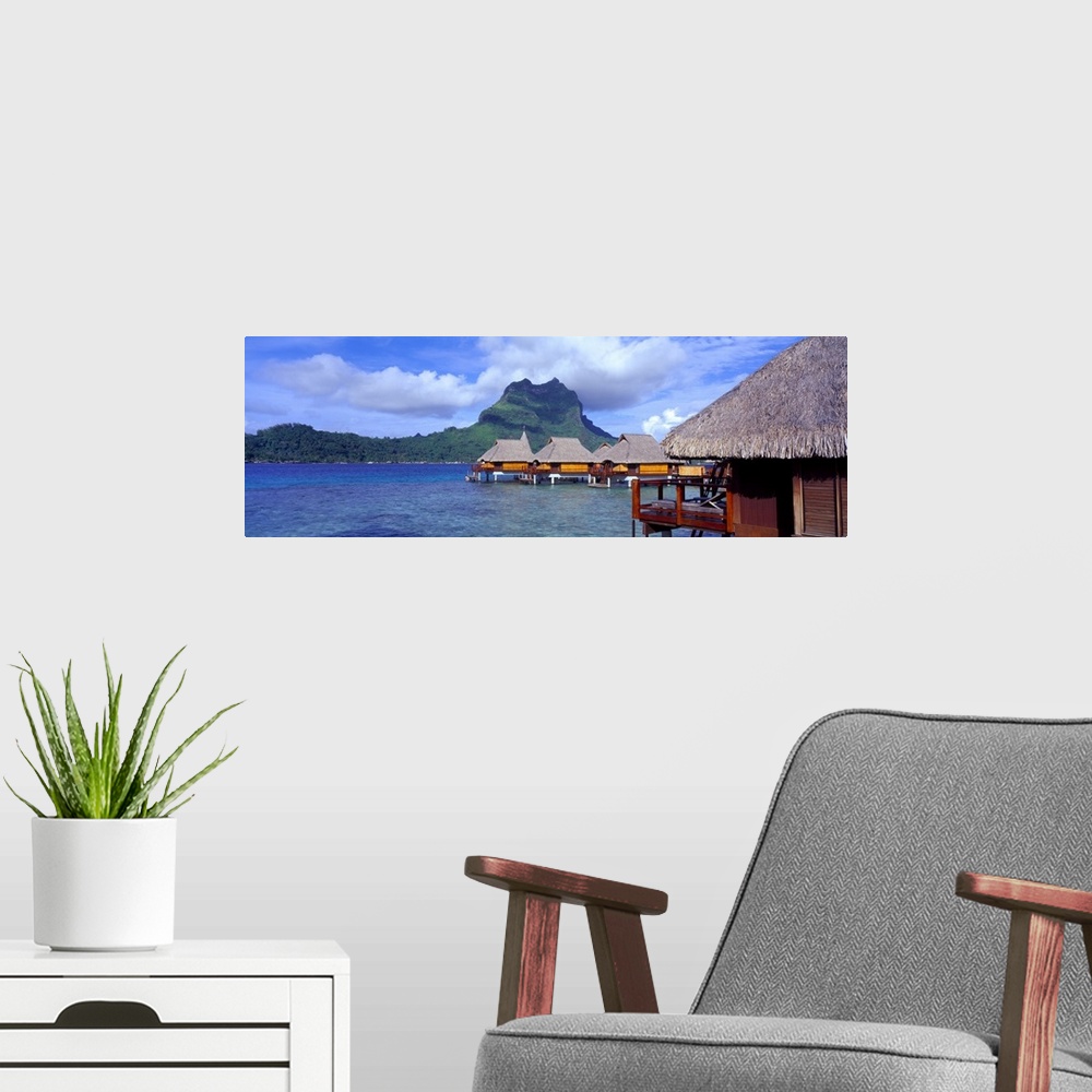 A modern room featuring Bora Bora French Polynesia