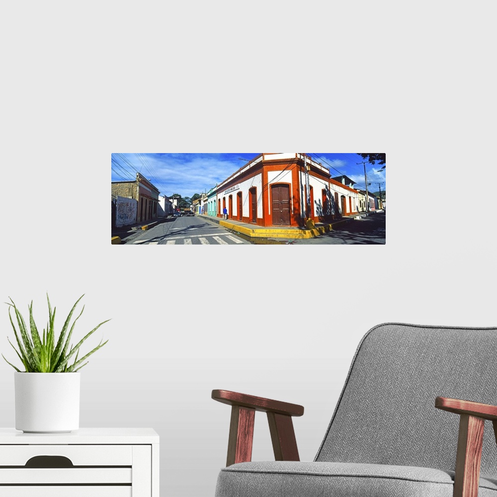A modern room featuring Buildings along a street Carupano Sucre State Venezuela