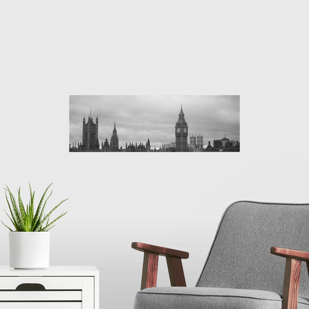 A modern room featuring Buildings in a city, Big Ben, Houses Of Parliament, Westminster, London, England