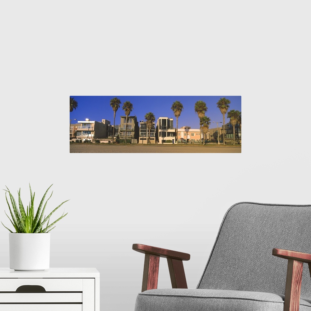 A modern room featuring Buildings in a city, Venice Beach, City of Los Angeles, California, USA