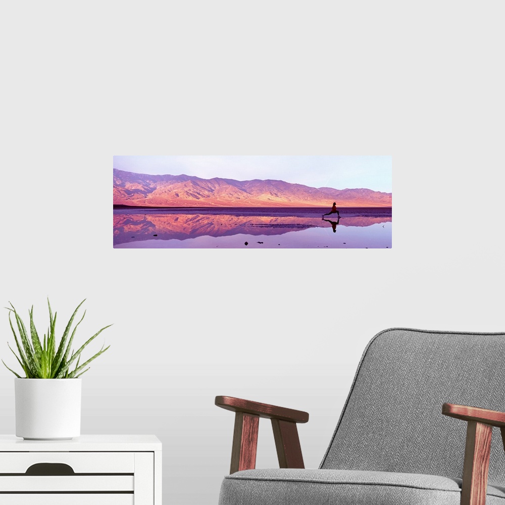 A modern room featuring California, Death Valley National Park, Woman jogging