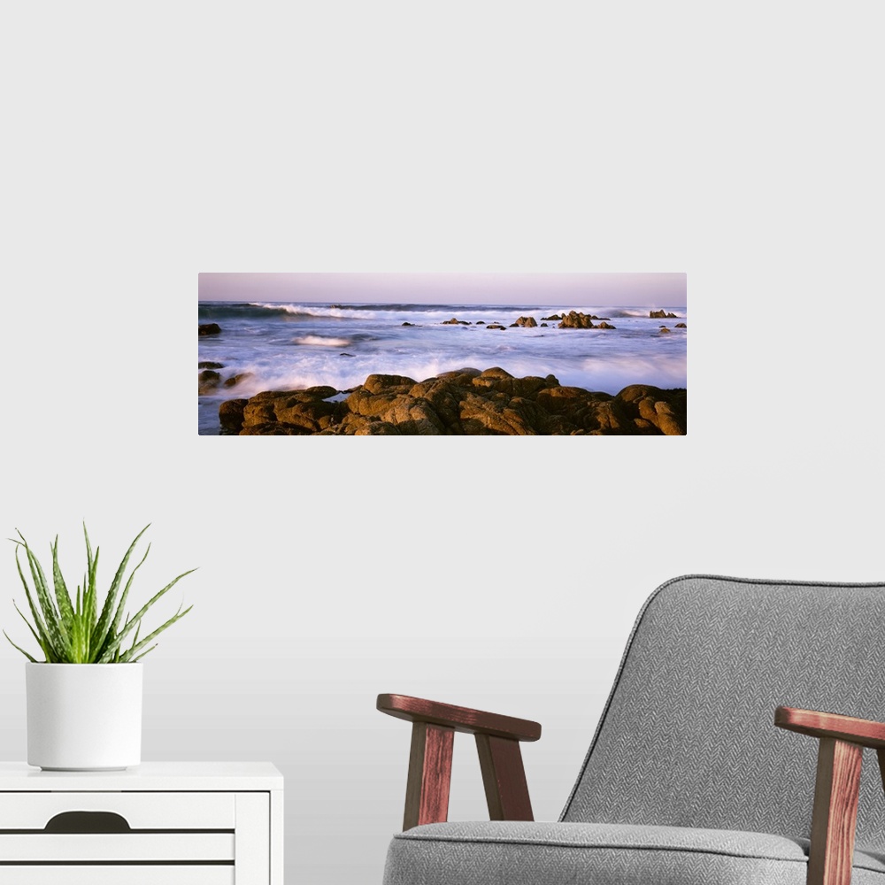 A modern room featuring California, Pacific Grove, Tide formation in sea