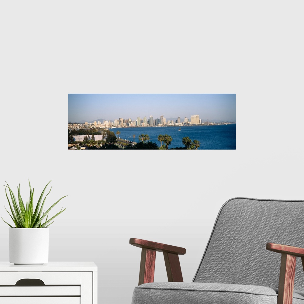 A modern room featuring City at the waterfront, San Diego, San Diego Bay, San Diego County, California