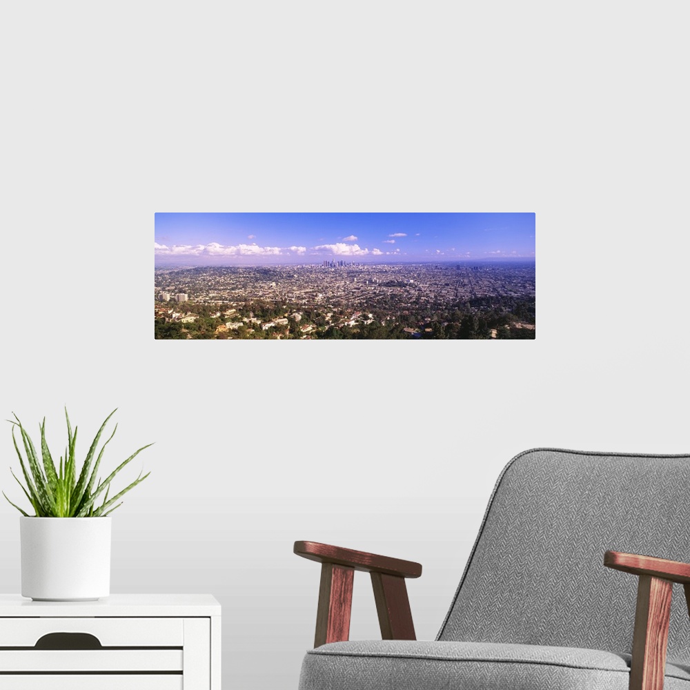A modern room featuring Cityscape, Los Angeles, California