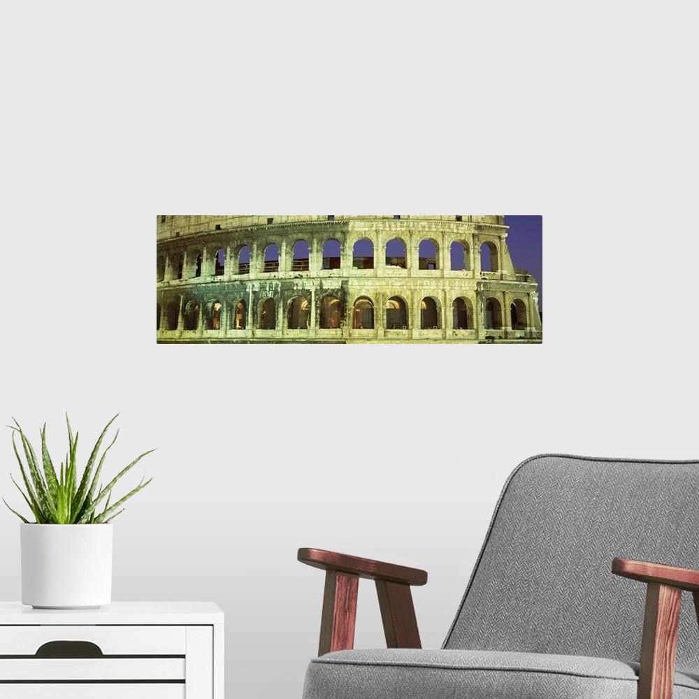 A modern room featuring Colosseum Rome Italy