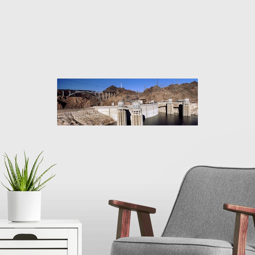 A modern room featuring Dam on a river Hoover Dam Colorado River Arizona Nevada