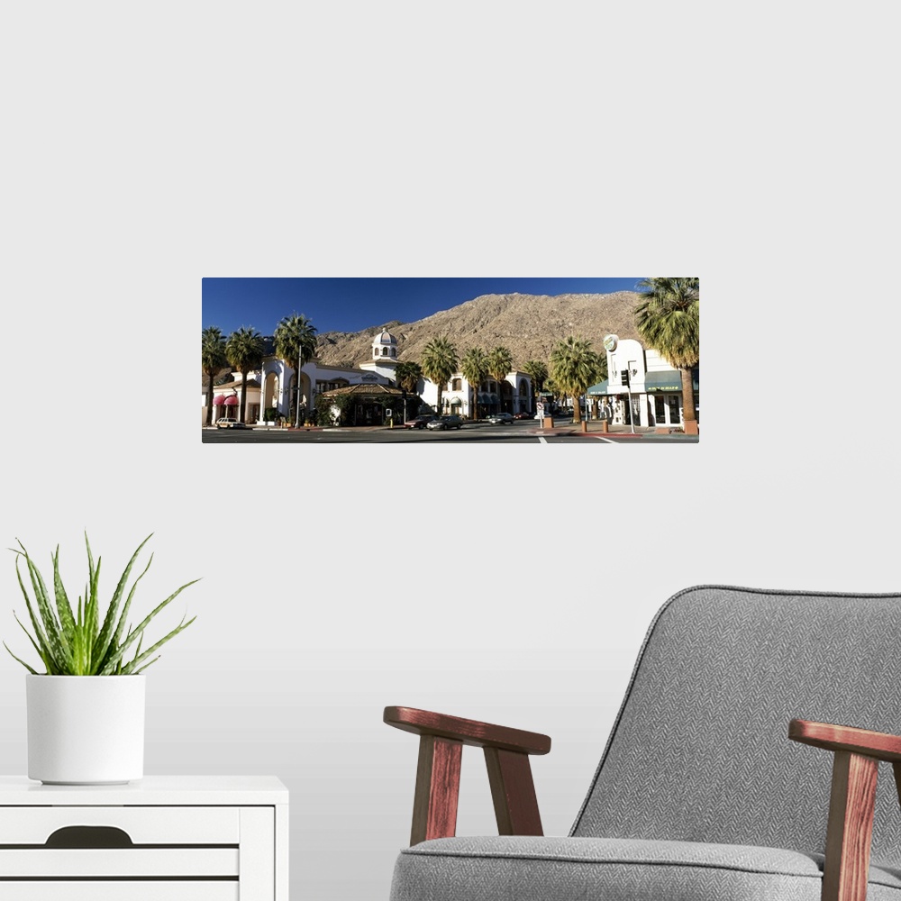 A modern room featuring Downtown Palm Springs CA