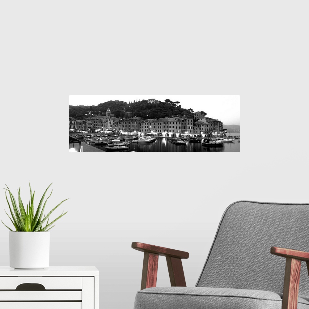 A modern room featuring Dusk Portofino Italy