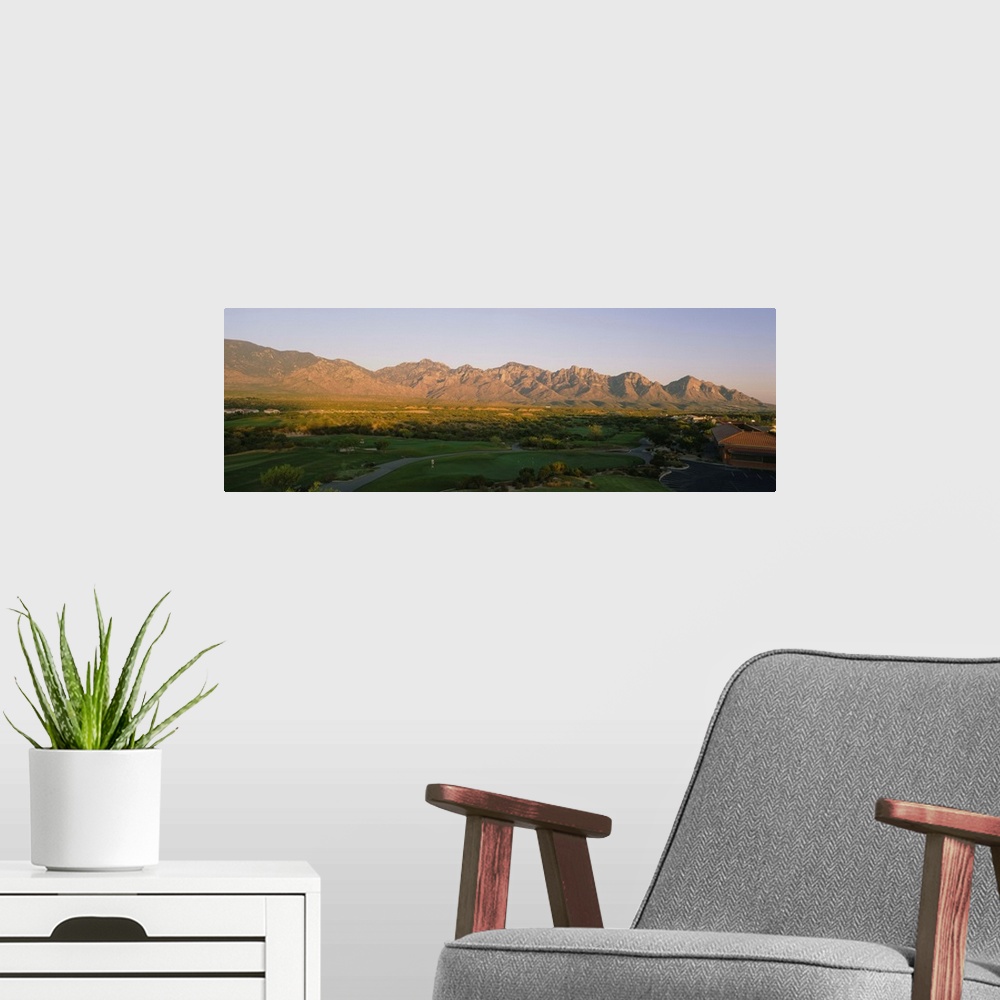 A modern room featuring Golf Course NV
