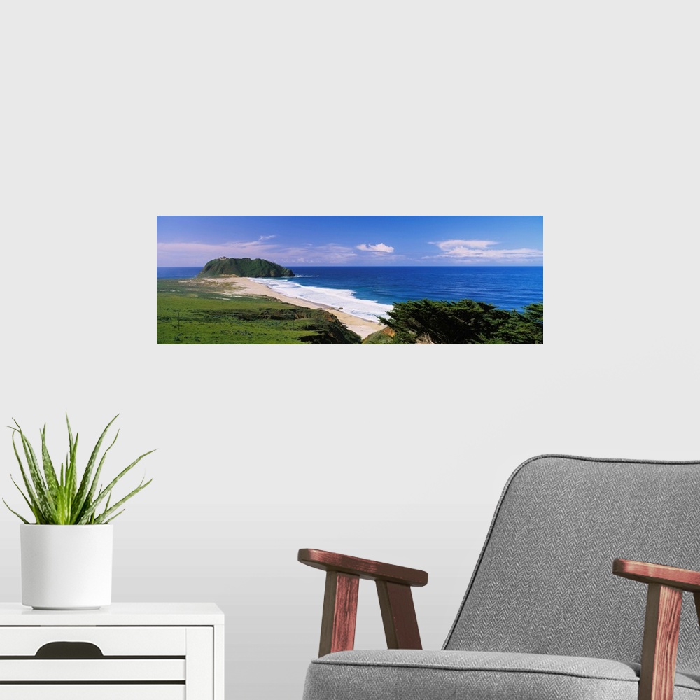 A modern room featuring High angle view of a beach, Big Sur, California