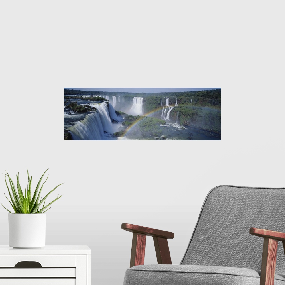 A modern room featuring Iguacu Falls Parana Brazil