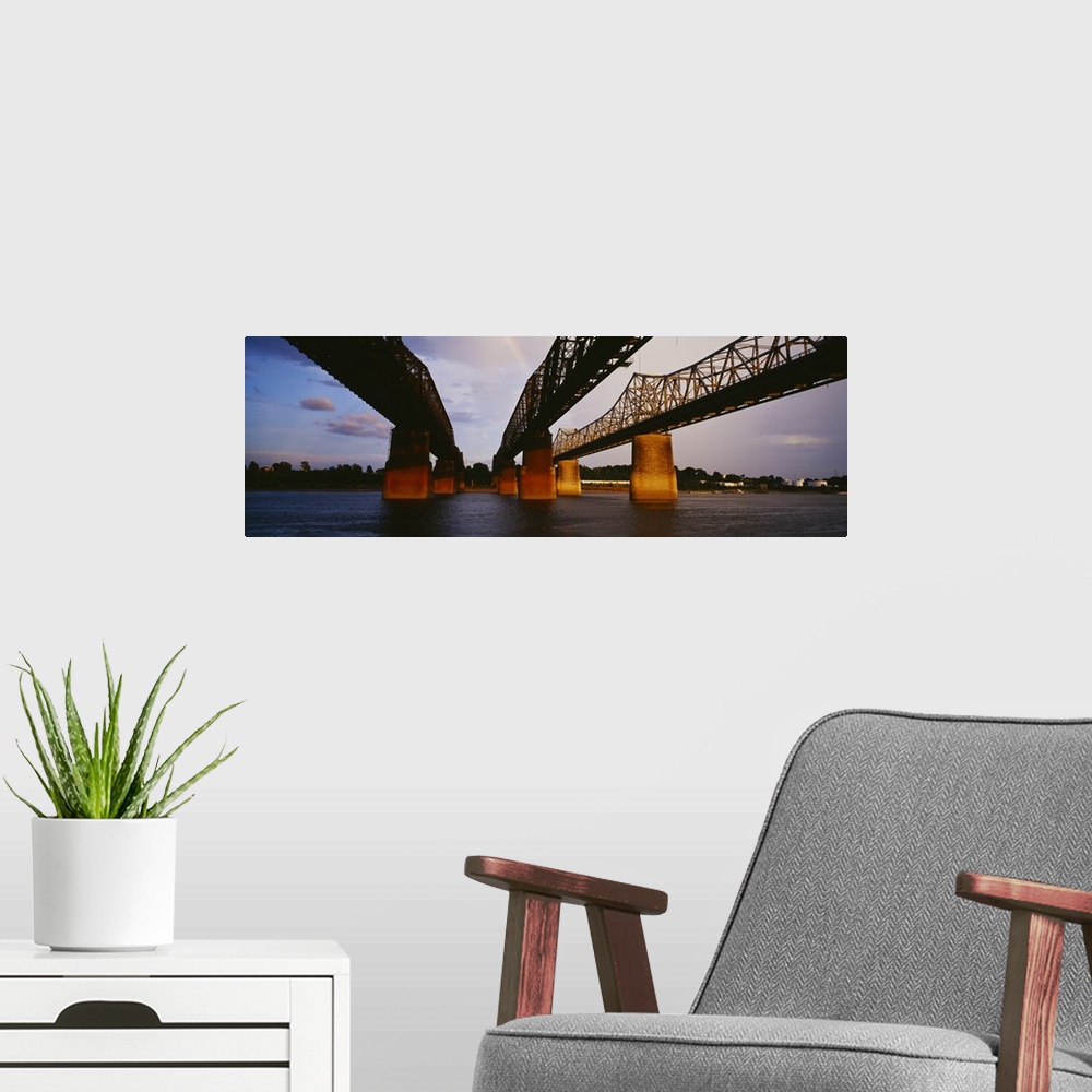 A modern room featuring Low angle view of bridges, Tennessee