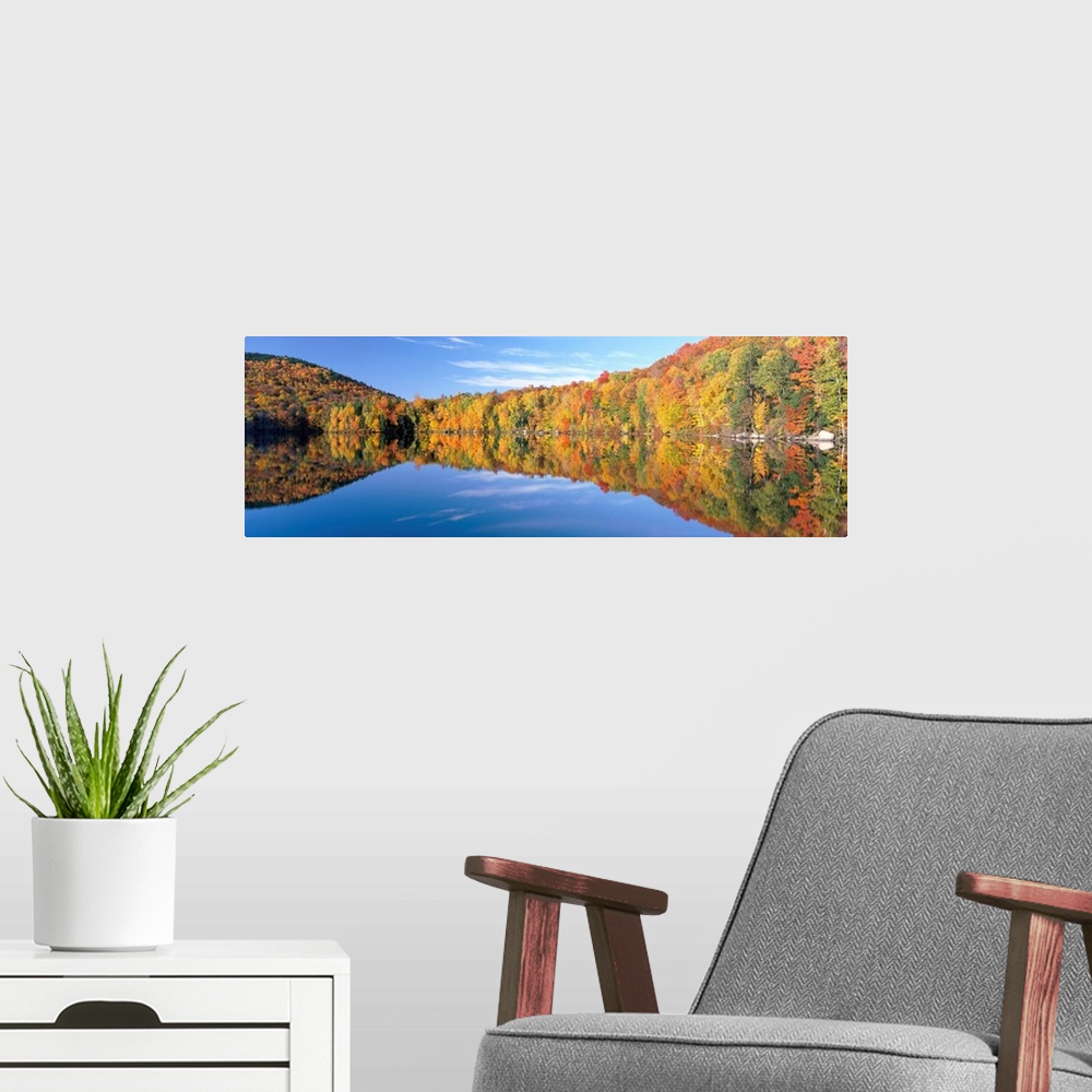 A modern room featuring New Hampshire, White Mountain National Forest, Russell Pond