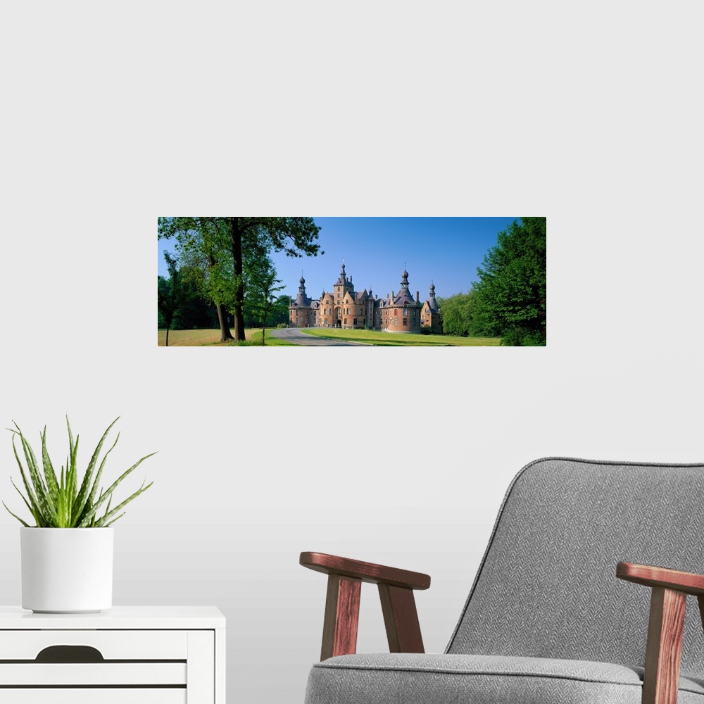 A modern room featuring Ooidonk Castle (Kasteel Ooidonk) Belgium
