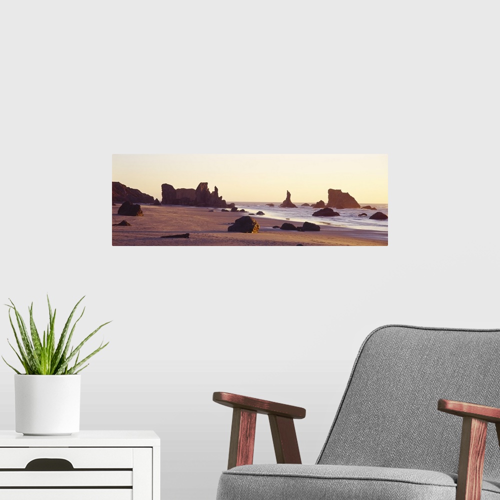 A modern room featuring Sea Stacks Bandon OR