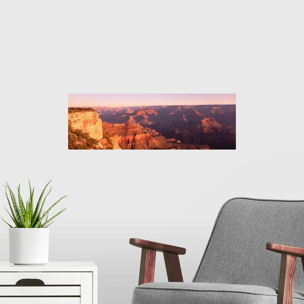 A modern room featuring Sunrise at S Rim  Grand Canyon Nat'l Park   AZ