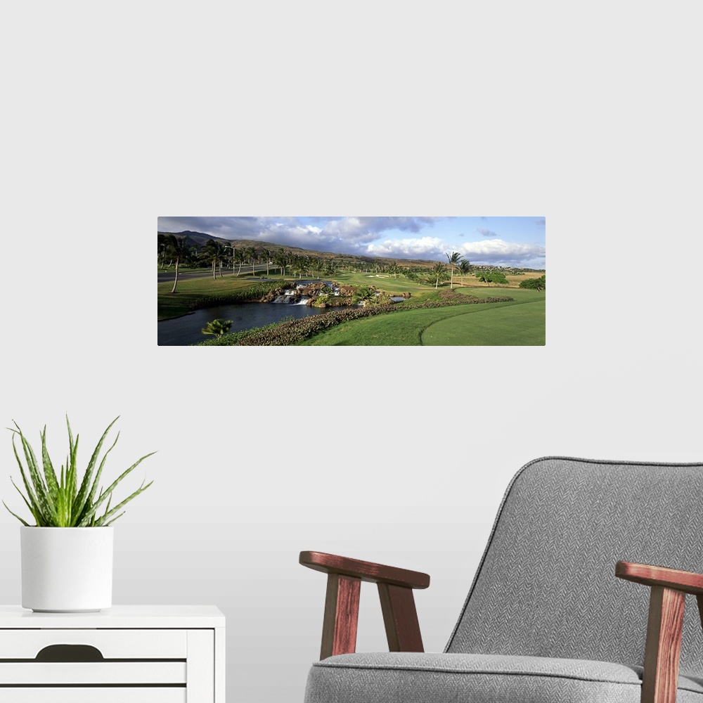 A modern room featuring Waikele Golf Course Oahu HI