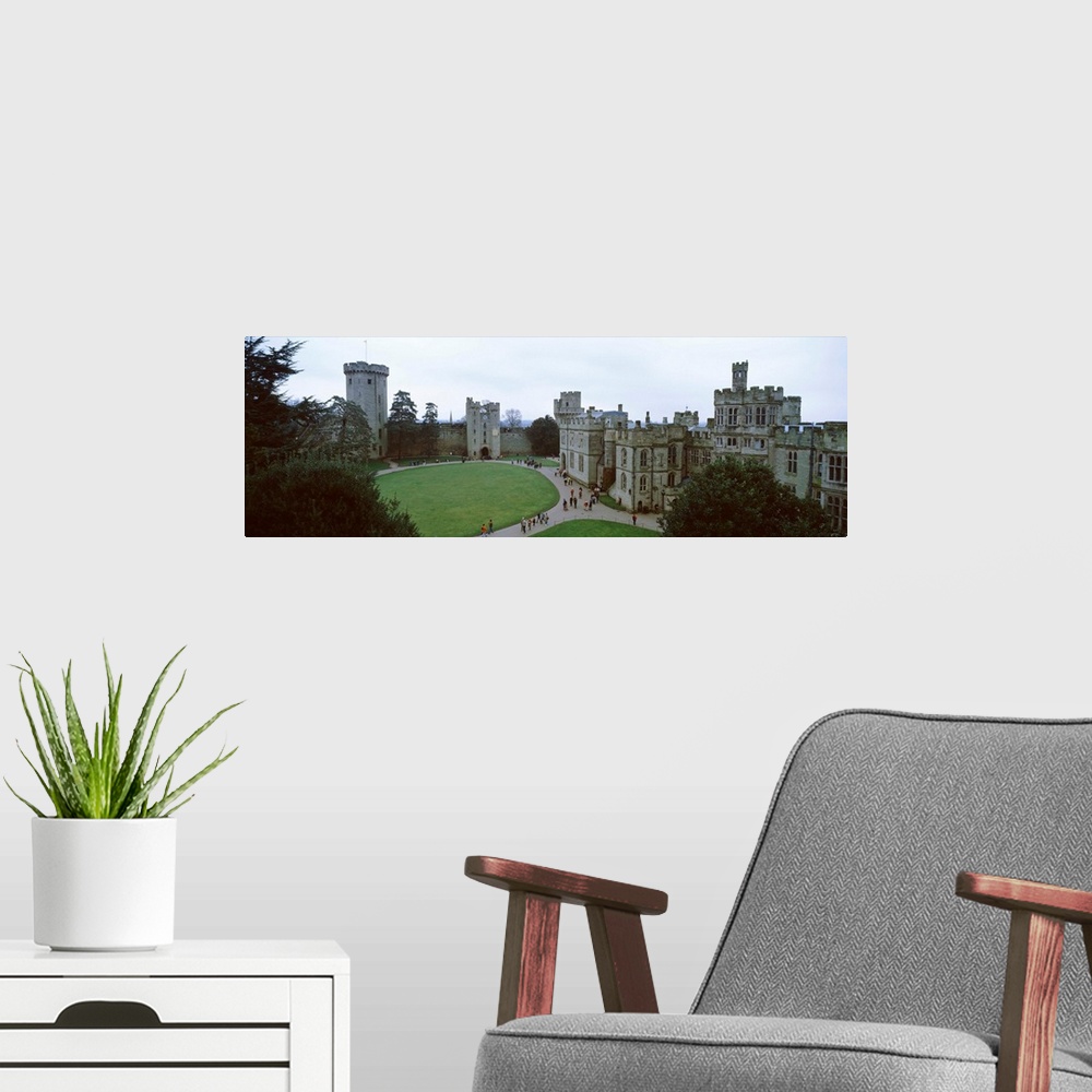 A modern room featuring Warwick Castle Great Britain