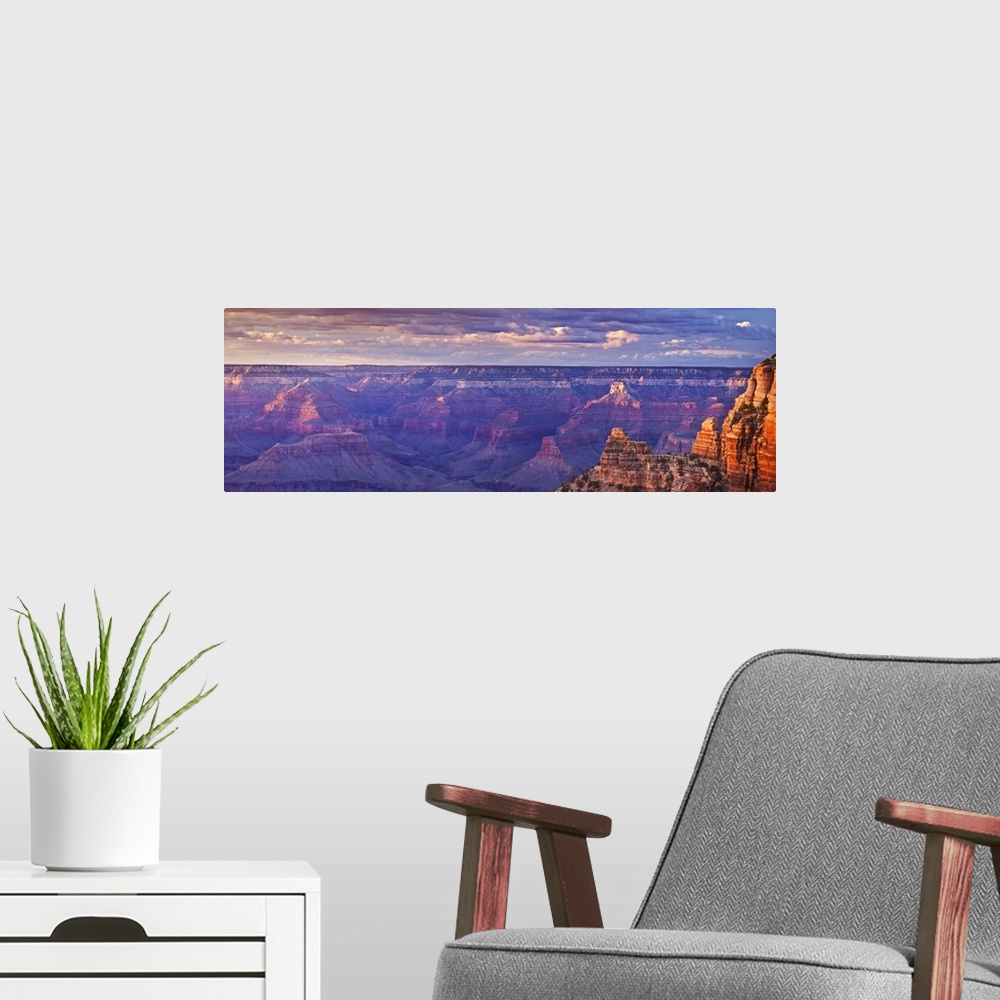 A modern room featuring South Kaibab Trailhead overlook, South Rim, Grand Canyon National Park, Arizona