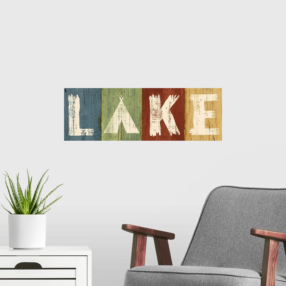 A modern room featuring Lake Lodge V