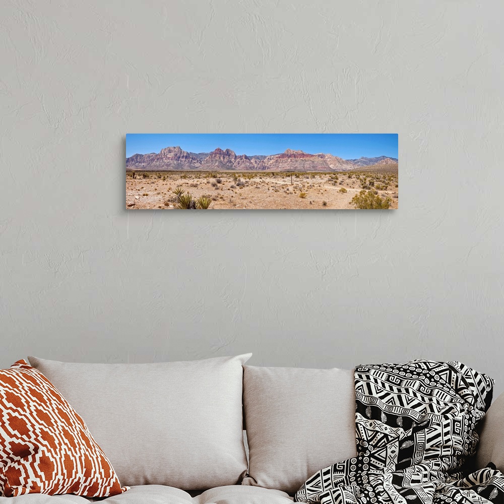 A bohemian room featuring Red Rock Canyon near Las Vegas, Nevada