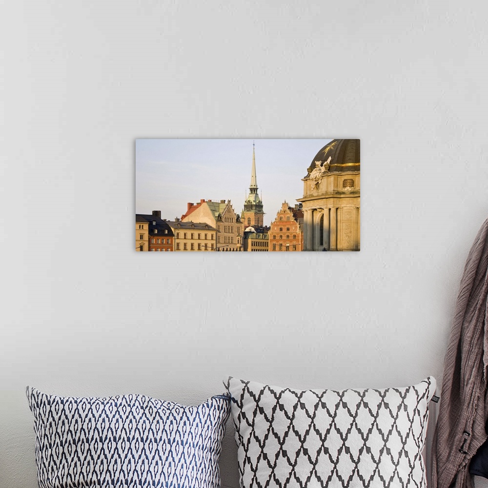 A bohemian room featuring Skyline of a city, Gamla Stan, Stockholm, Sweden
