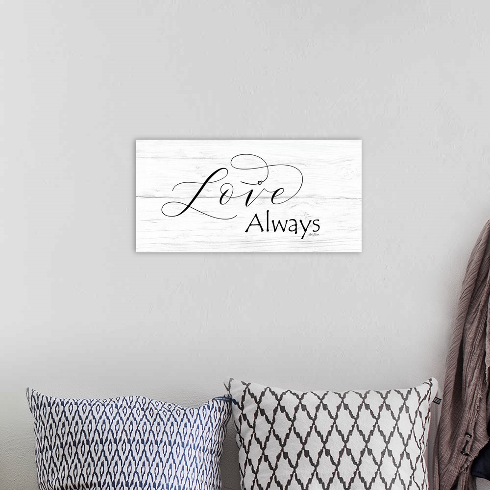 A bohemian room featuring Love Always