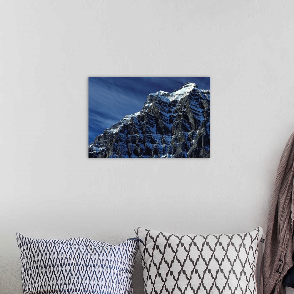 A bohemian room featuring Mount Temple Banff National Park Alberta, Canada