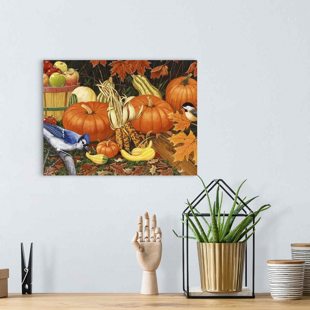 A bohemian room featuring Autumn Bounty