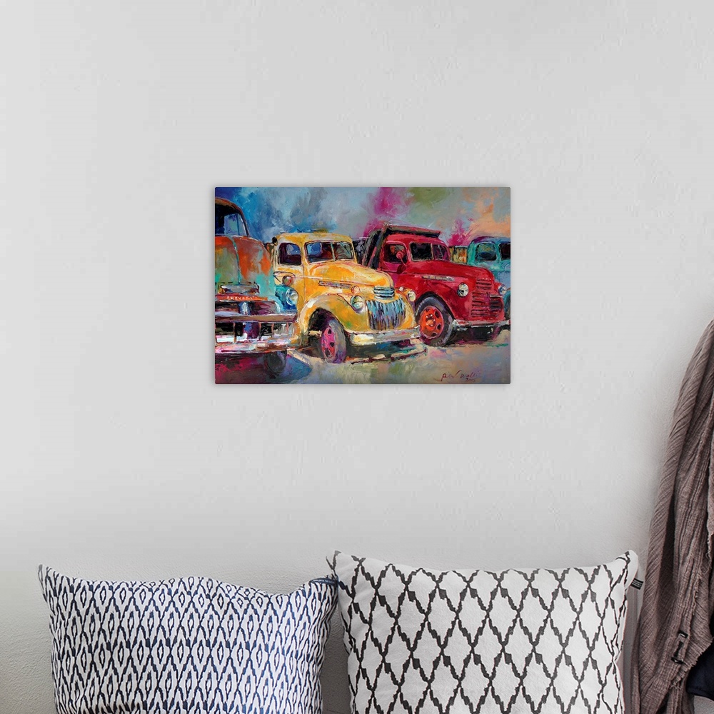 A bohemian room featuring Trucks In Montrose
