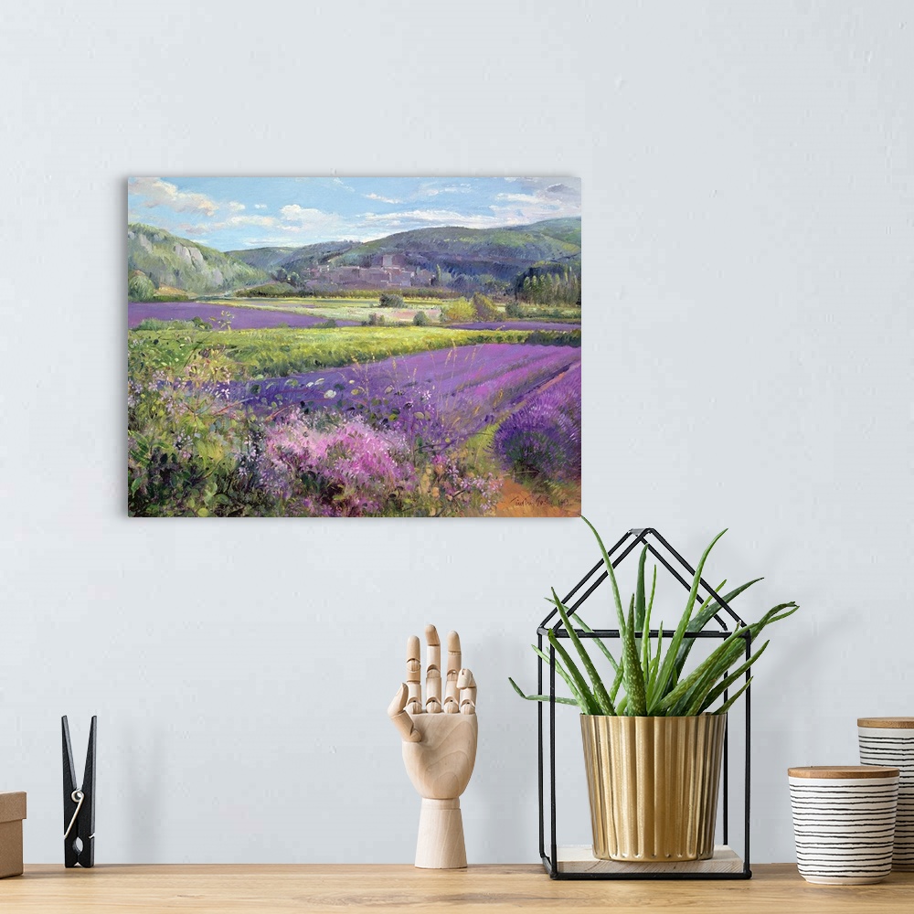 Lavender Fields in Old Provence Wall Art, Canvas Prints, Framed Prints ...