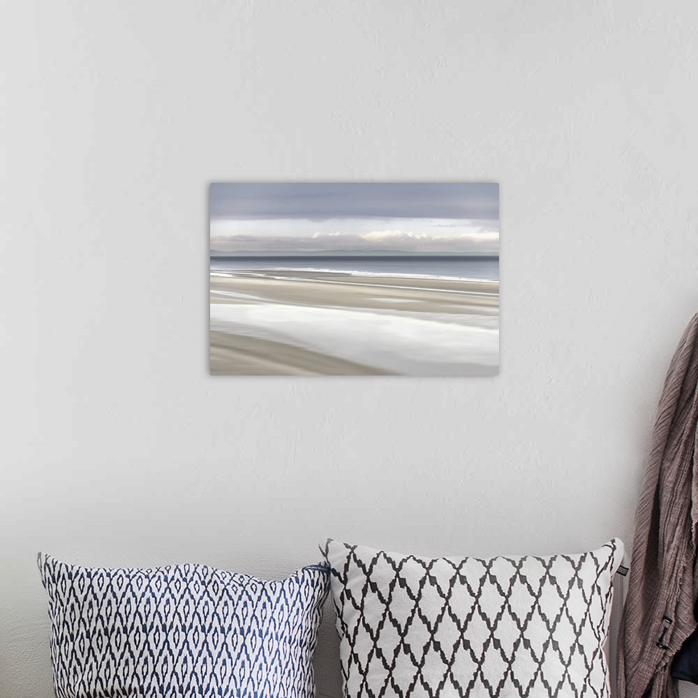 A bohemian room featuring Pages of the Sea, Formby Beach