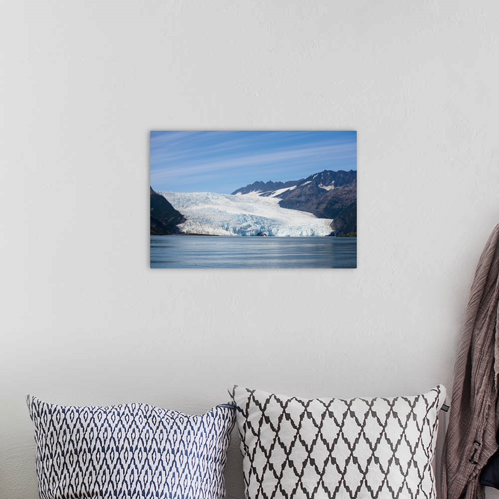 A bohemian room featuring Beautiful Aialik Glacier in Kenair Fjord National Park, Alaska