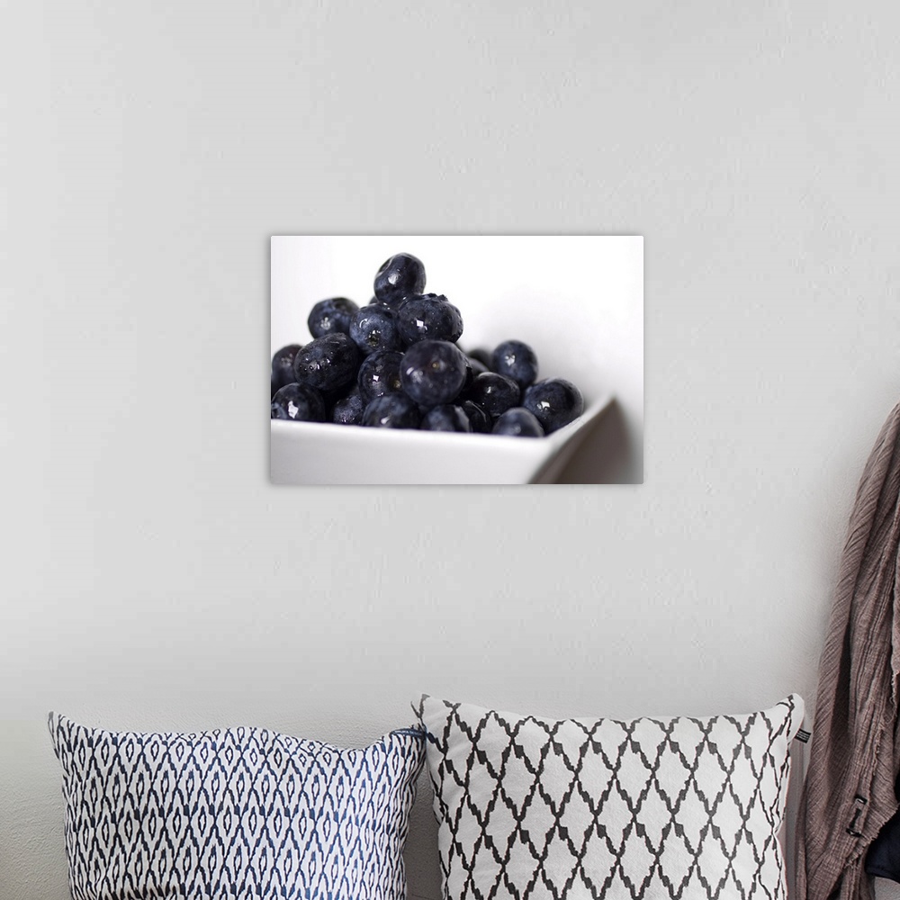 A bohemian room featuring Bowl Of Blueberries