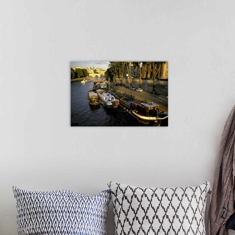 A bohemian room featuring Europe, France, Paris. View from the Pont Neuf and Ile de la Cite