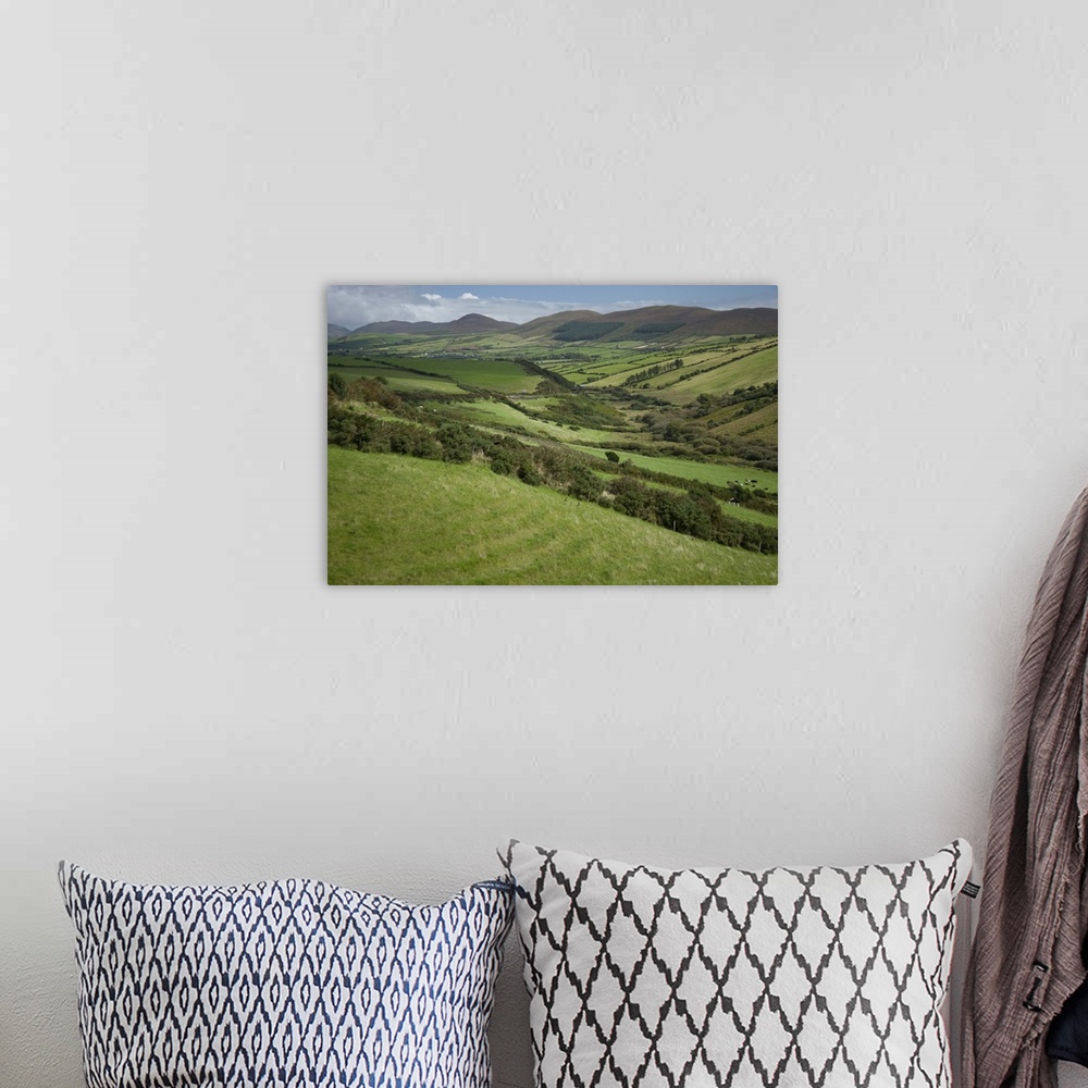 A bohemian room featuring Irish Countryside, Ireland, Farms, Landscape, Scenic, Hills, Valley