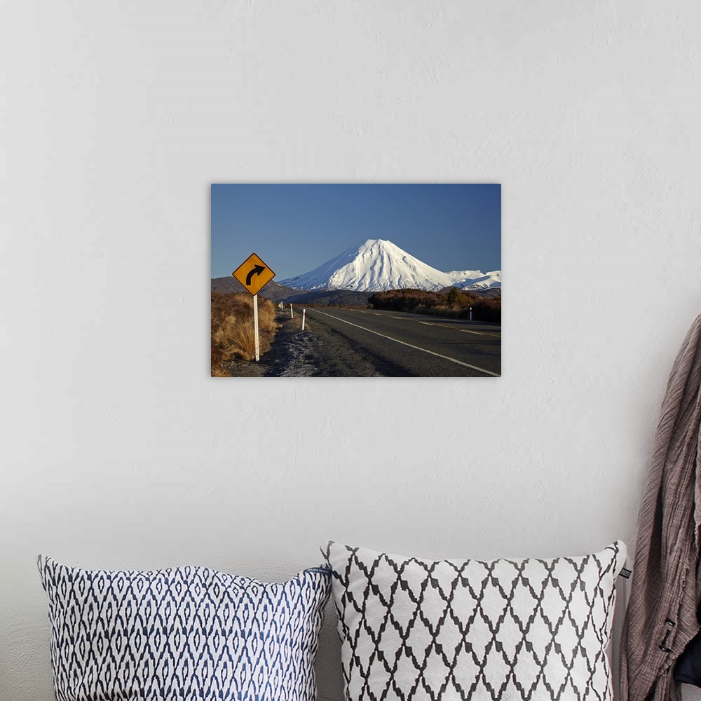 A bohemian room featuring Mt Ngauruhoe and Desert Road, Tongariro National Park, Central Plateau, North Island, New Zealand